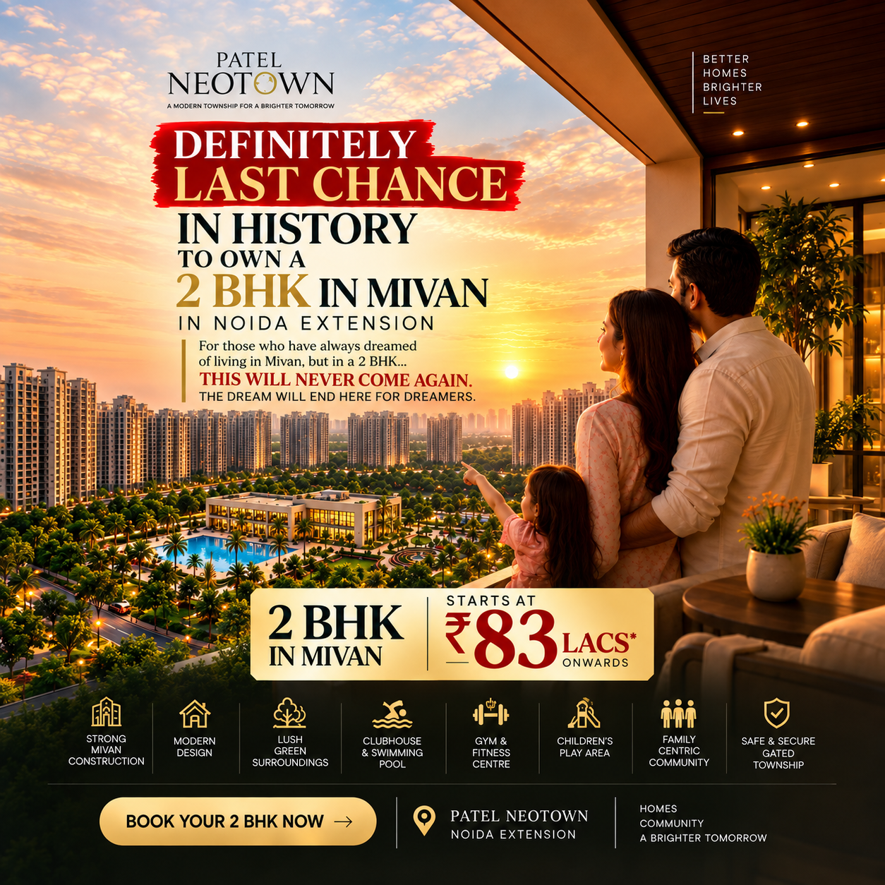Sunset Dreams at Patel Neotown, Greater Noida West